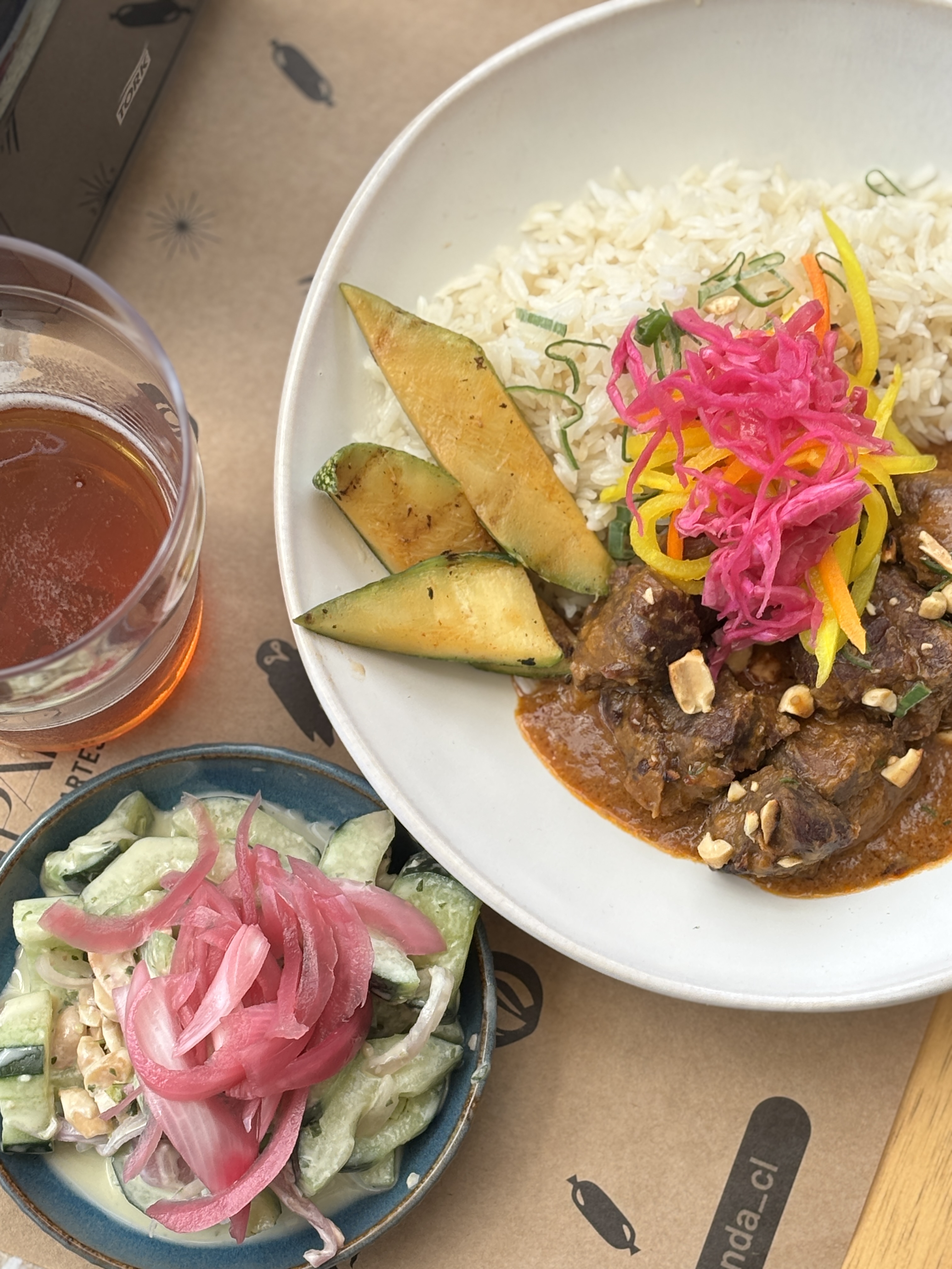 Curry dish at Cuchipanda